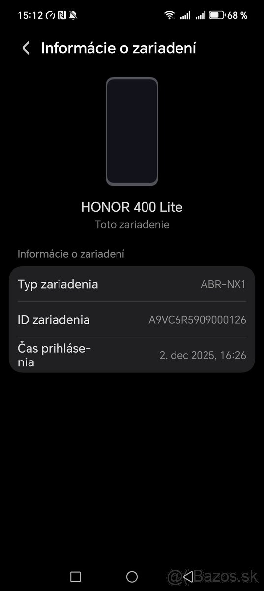 Predám Honor 400 Lite - 2
