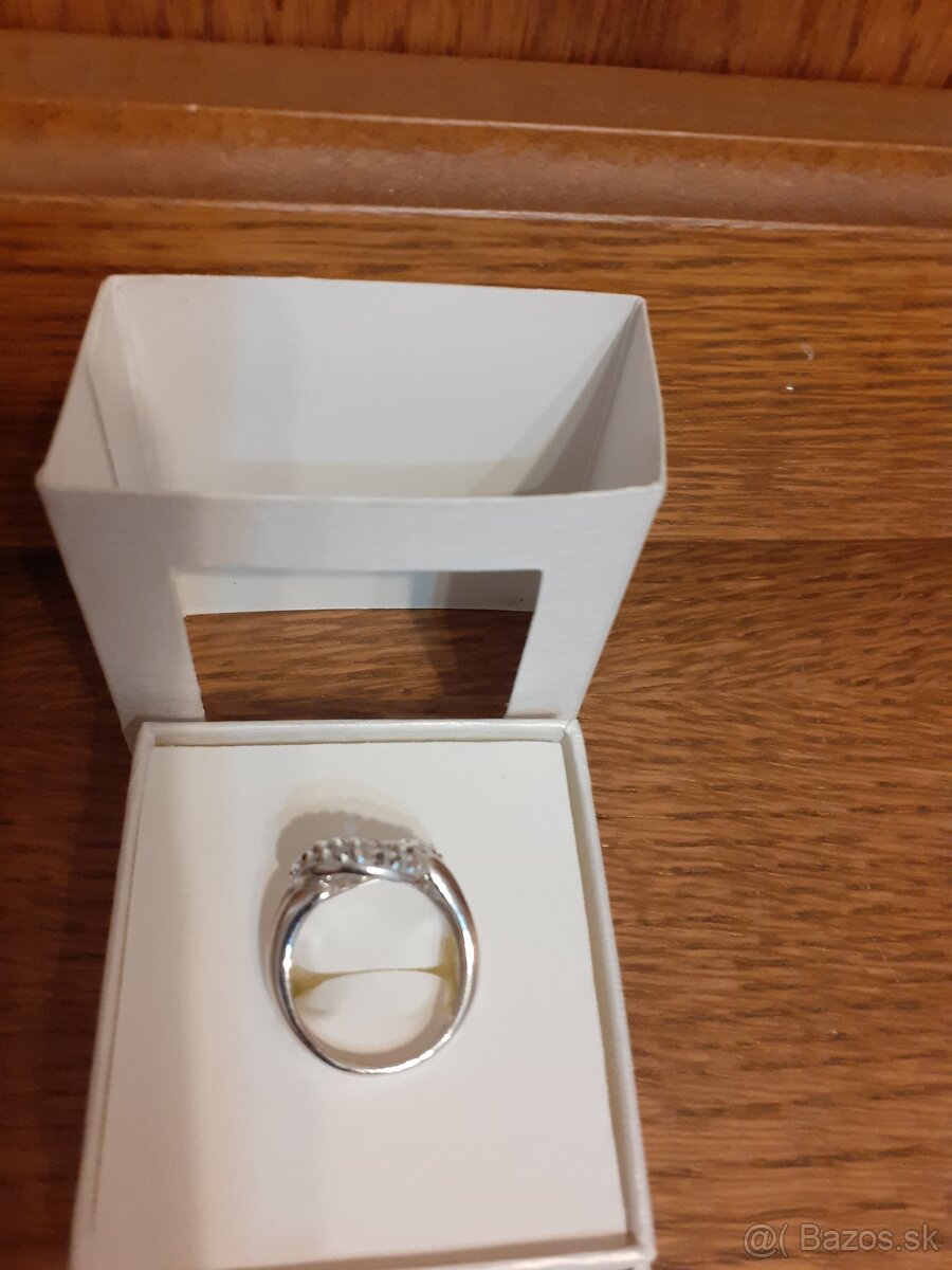 Strieborný prsteň 925/1000 - 2