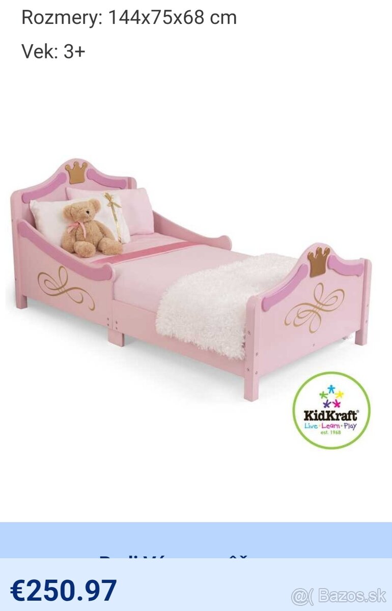 Detska postel Princezna - 2