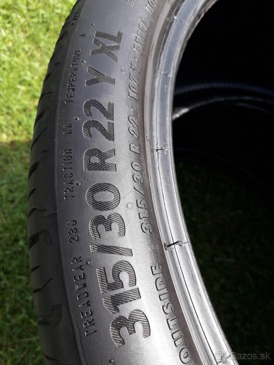315/30 r22 letne pneumatiky - 2