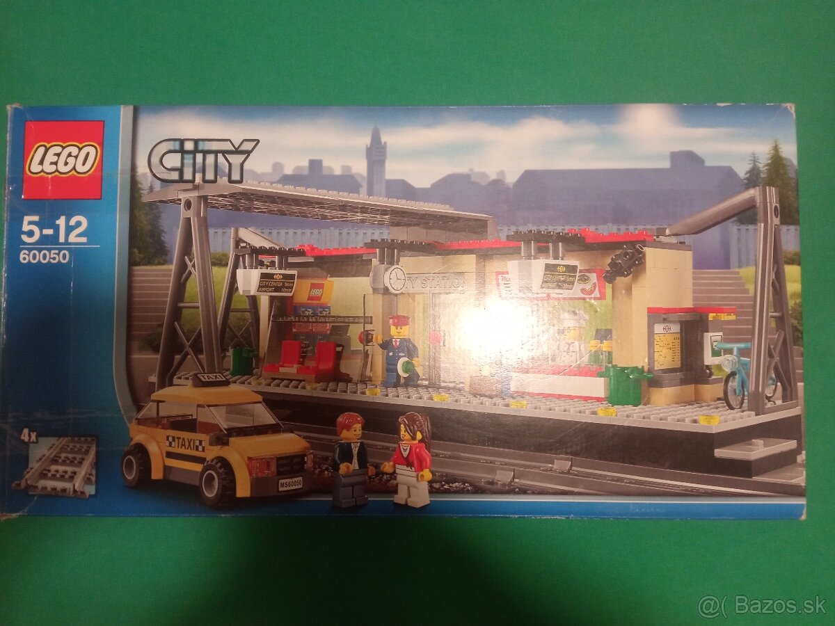 Lego City 60050+7938+koľajnice - 2