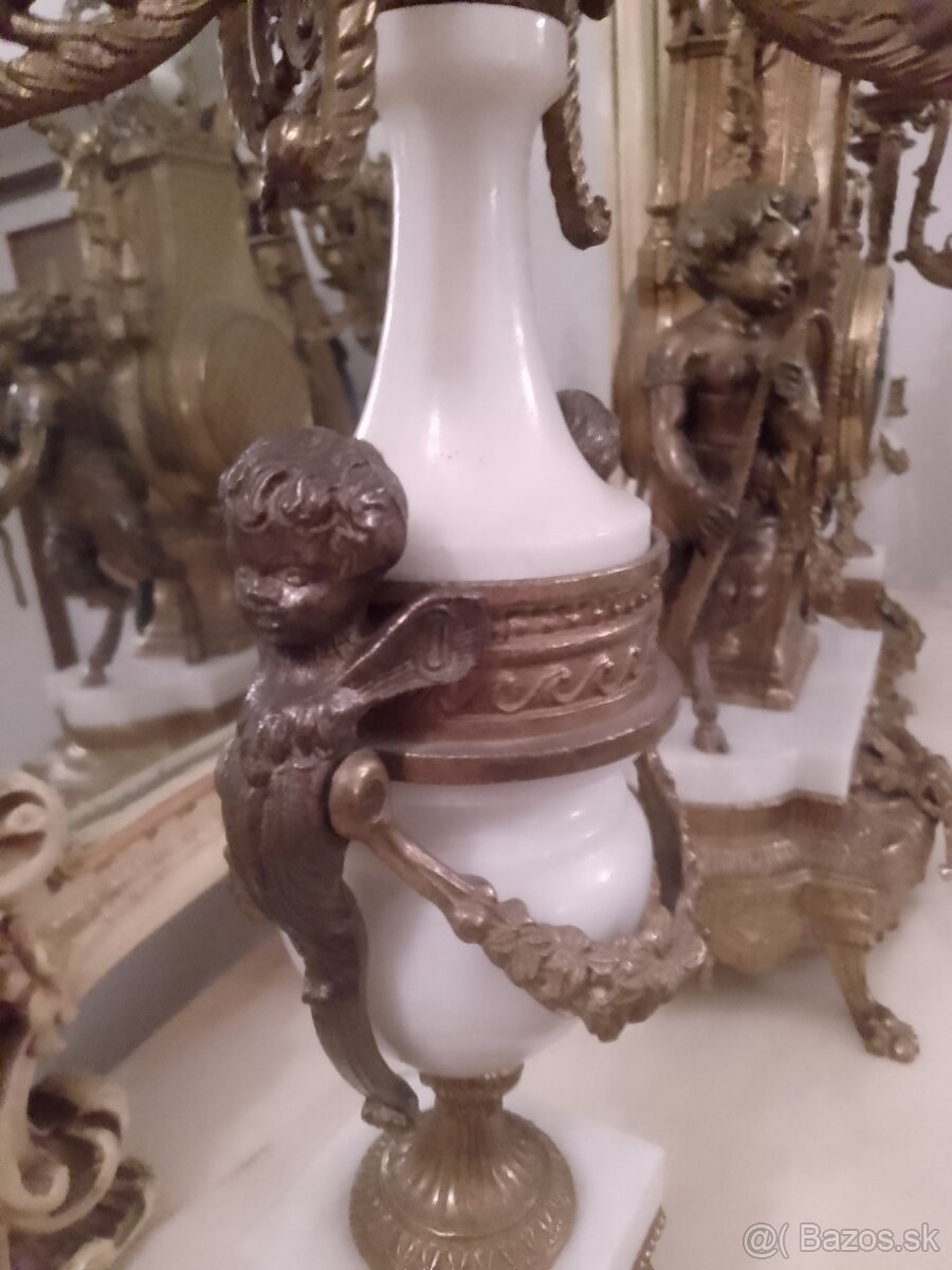 Krbové hodiny so svietnikmi - 2