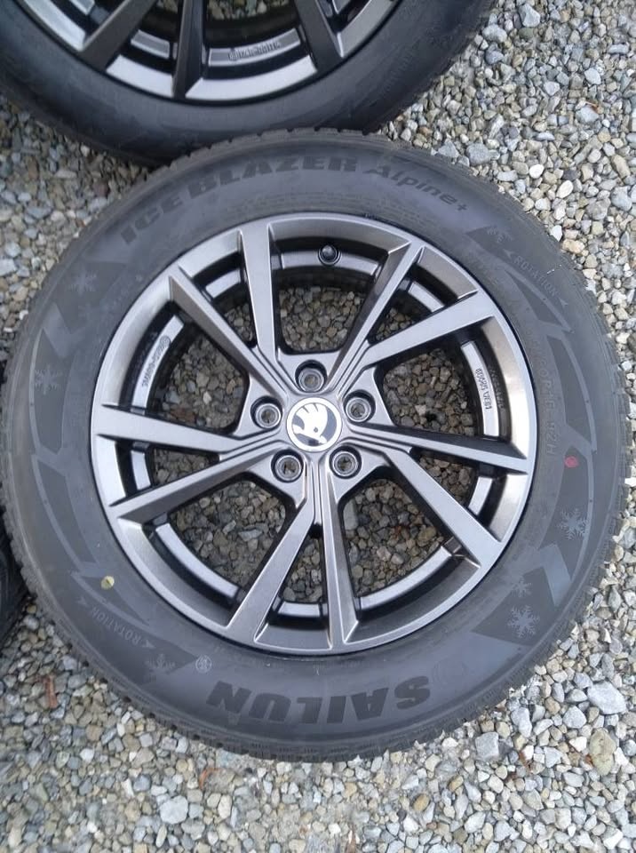 Alu 5 x 100 16" + zimné pneu 205/60 16. - 2
