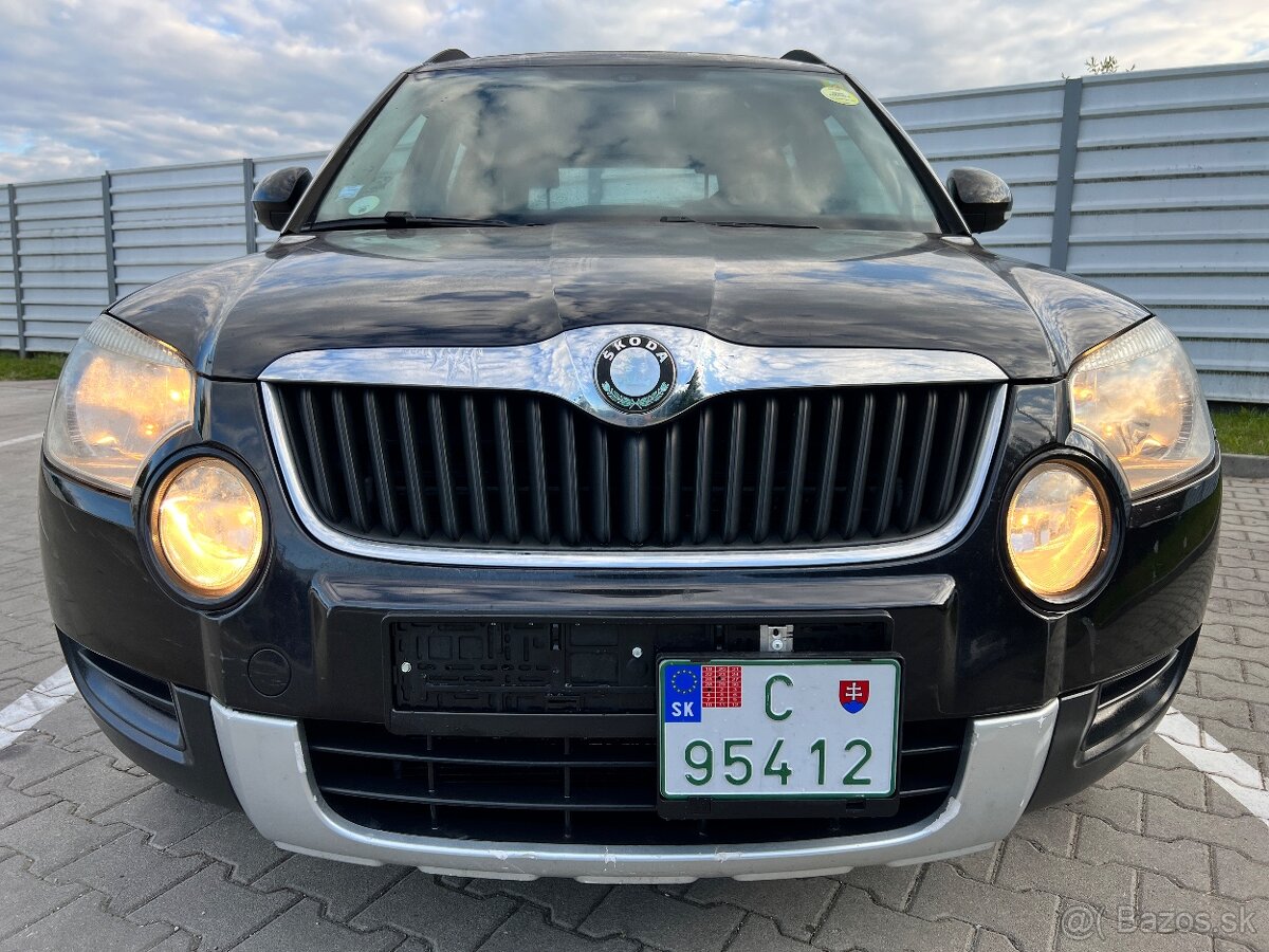 ŠKODA YETI 2.0TDi 81kW 2010 ✅CENA NA SK ŠPZ - 2