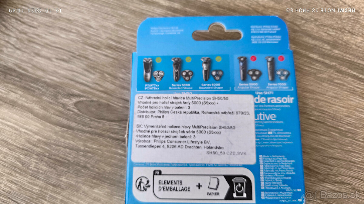 PHILIPS SH50/50 - NOVÉ - 2