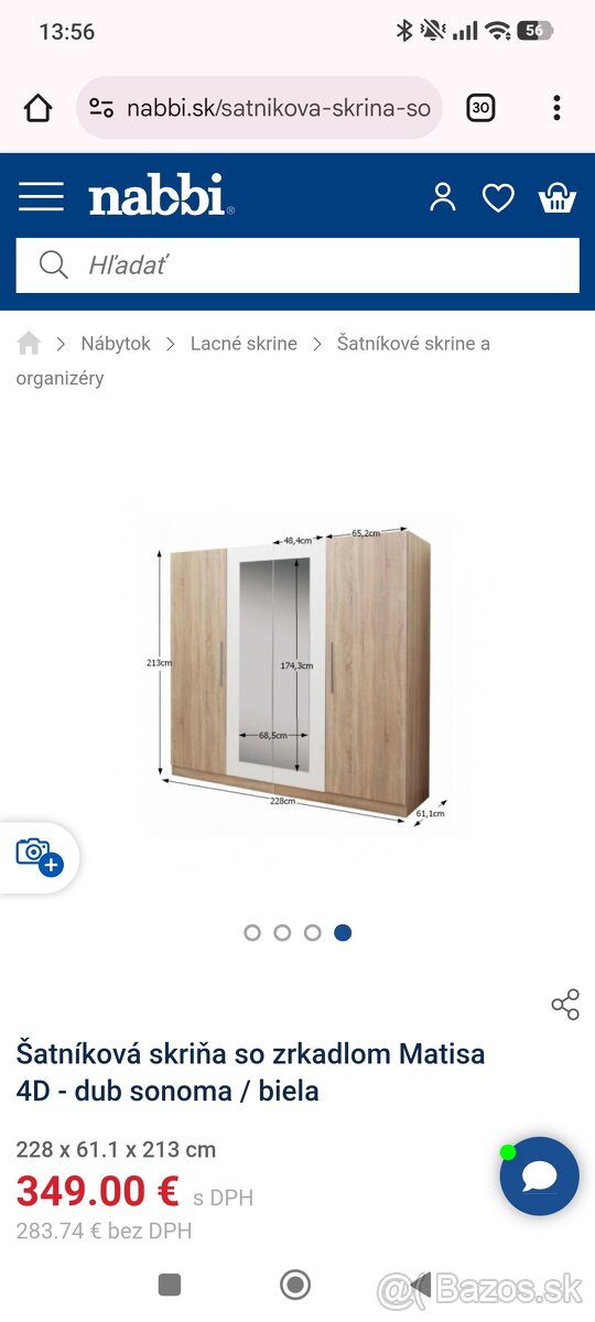 Šatníková skriňa - 2