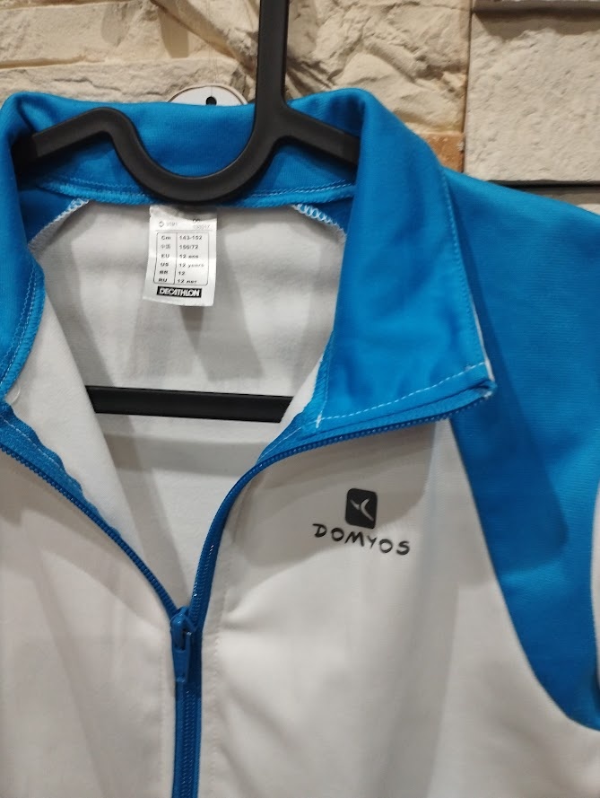 Mikina 143/152 - Bielo modrá - 2