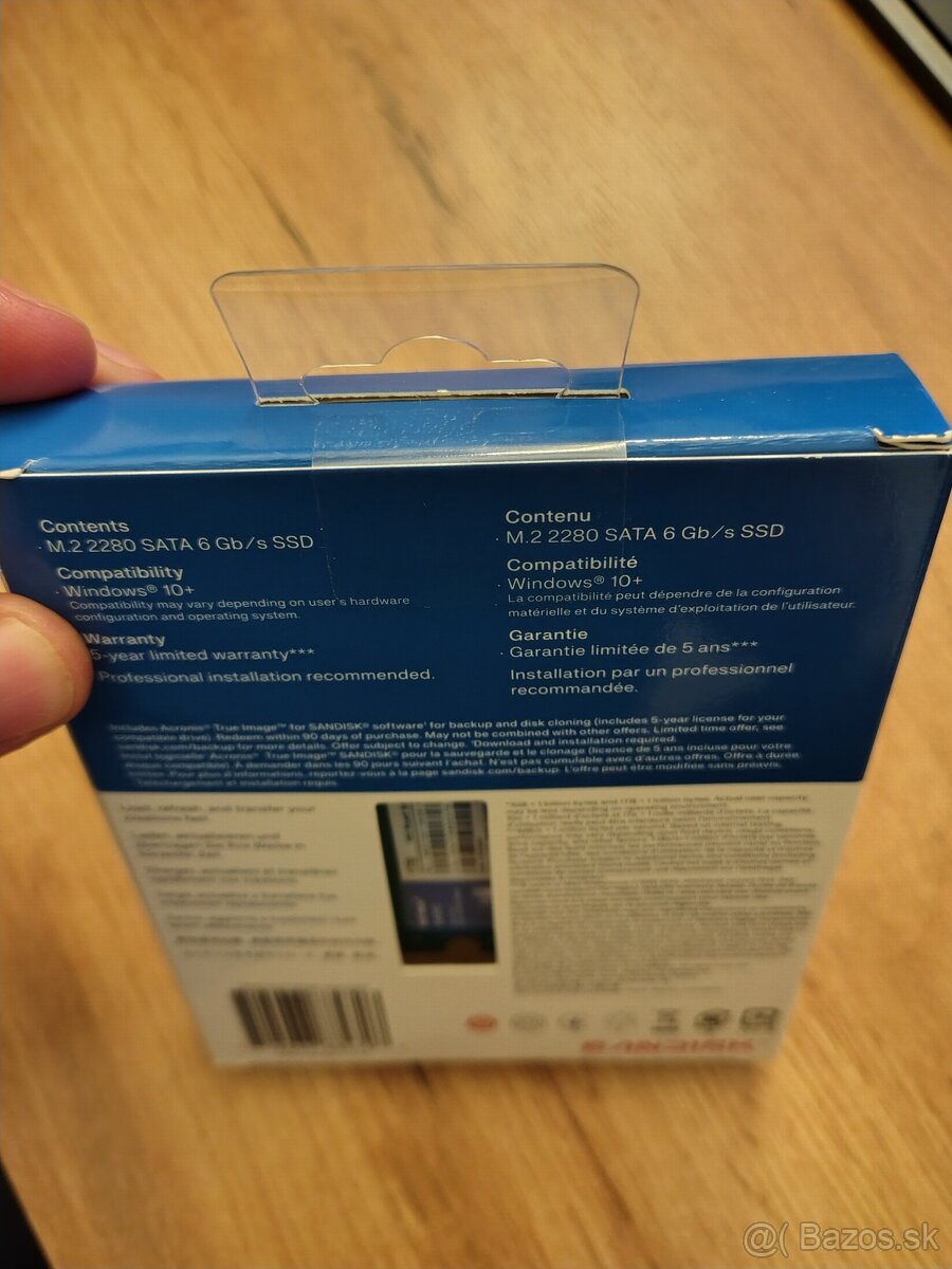 WD Blue SA510 SATA SSD M.2 2280 POWERED BY SANDISK 1 TB - 2