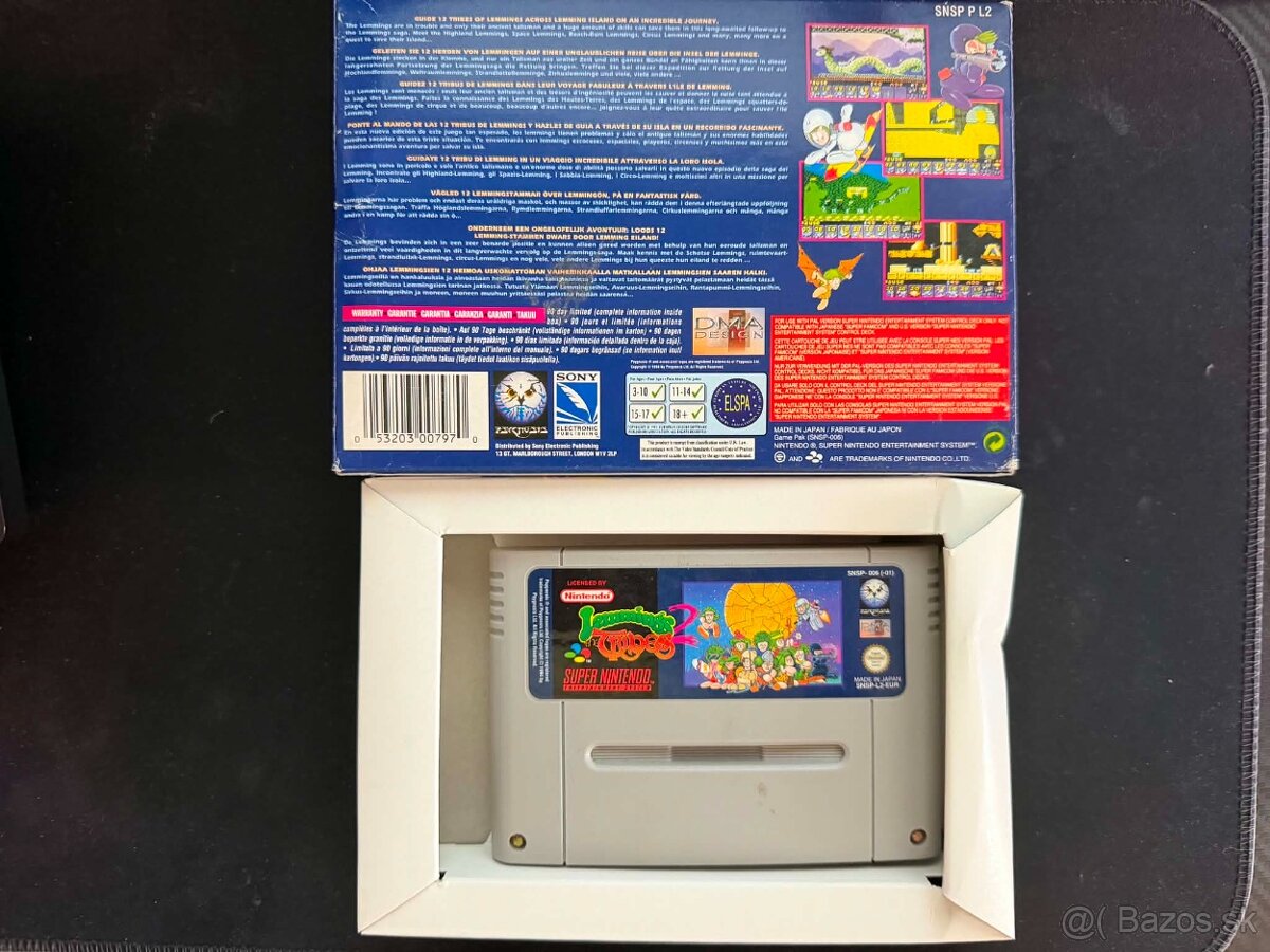Lemmings 2: The Tribes SNES PAL - Boxed verzia - 2