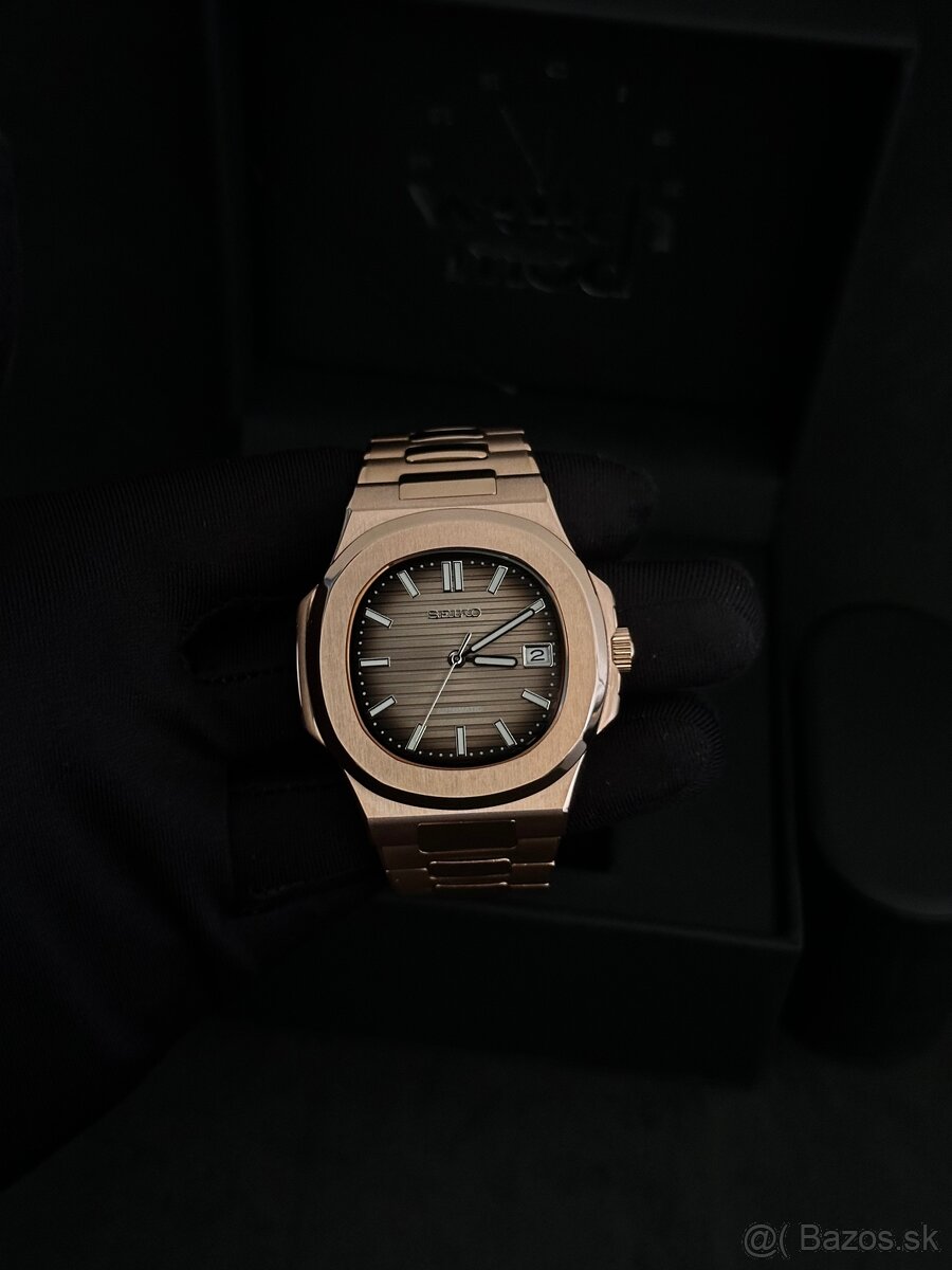 Seiko mod Nautilus Coffee - 2
