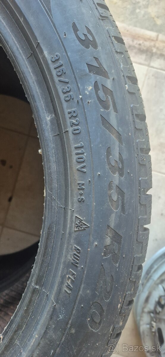 Pirelli 315/35 R 20 110V zimne run flat - 2