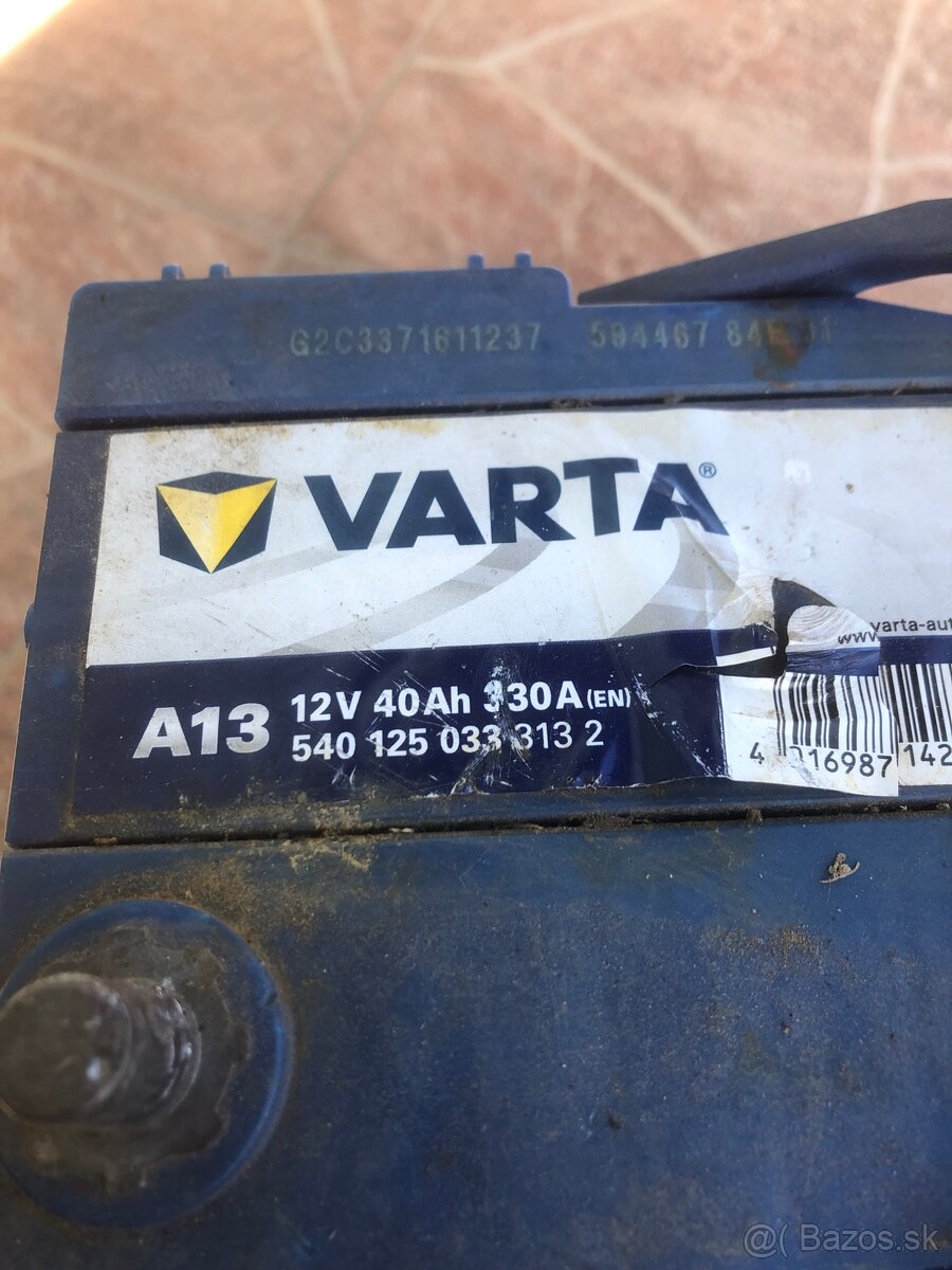 Autobatéria Varta 12V 40Ah 330A - 2