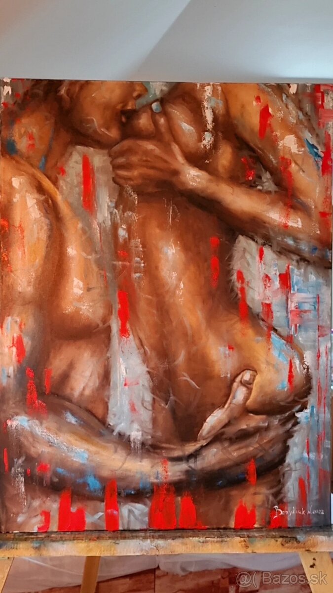 Olejomaľba - Vášeň / Obraz (60x80 cm) - 2
