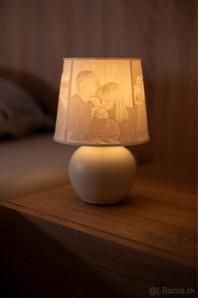 Unikátna stolová 3D lampa - 2