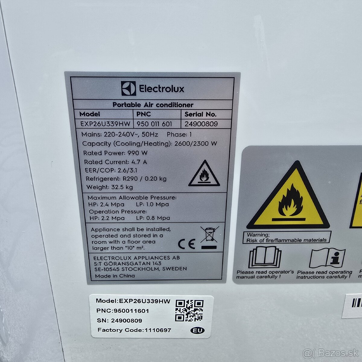 Mobilna klima Electrolux Comfort 600 - 2