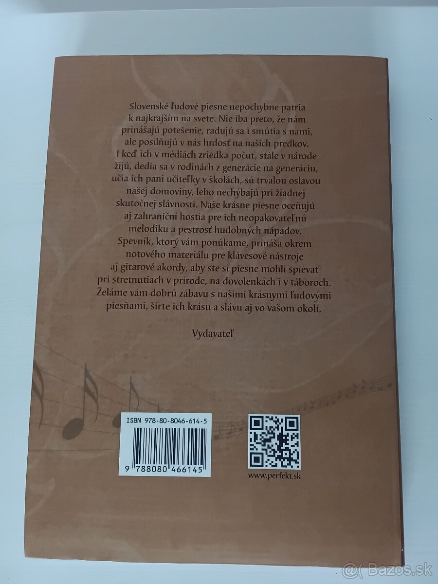 Spevník ľudových piesní. - 2