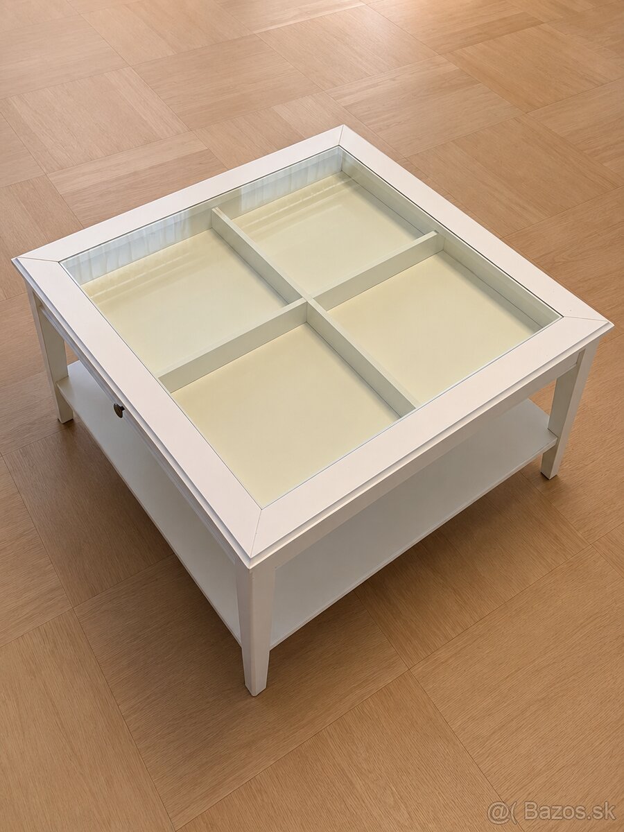 Obývacia stena biela, ikea - 2