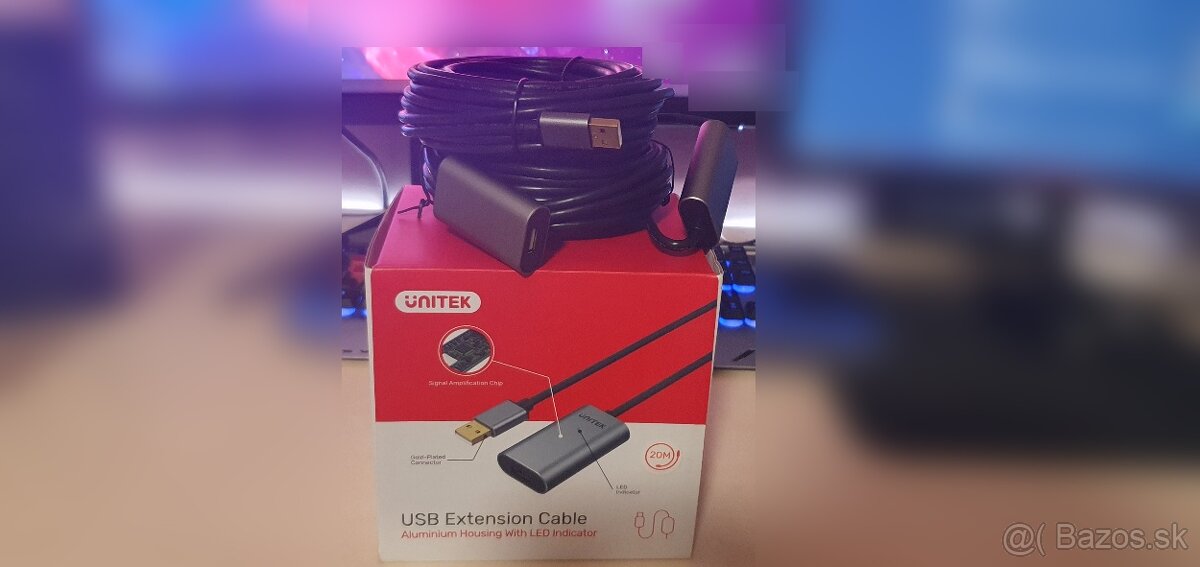 USB predlžovací kábel Unitek 20 metrový - 2