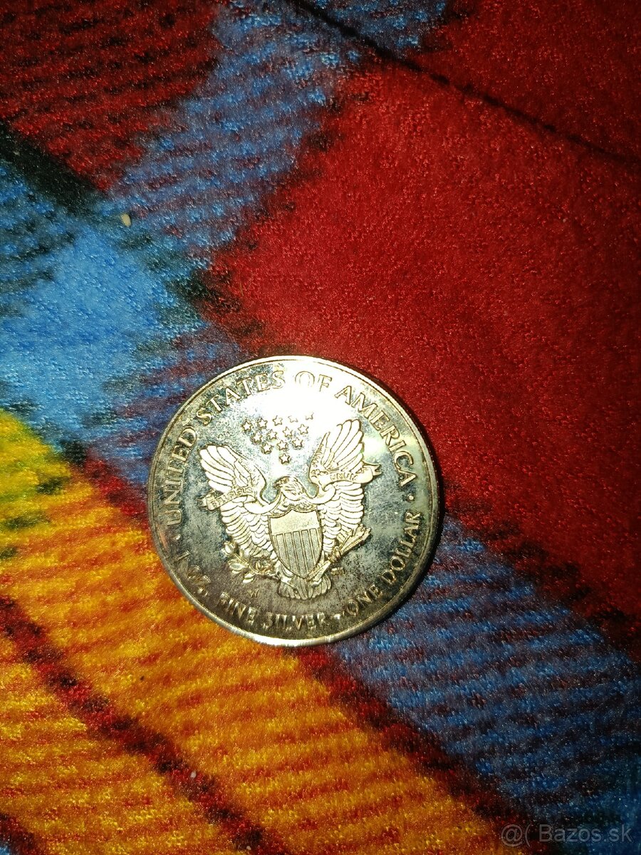 zberateľska minca US silver dollar 2000r - 2