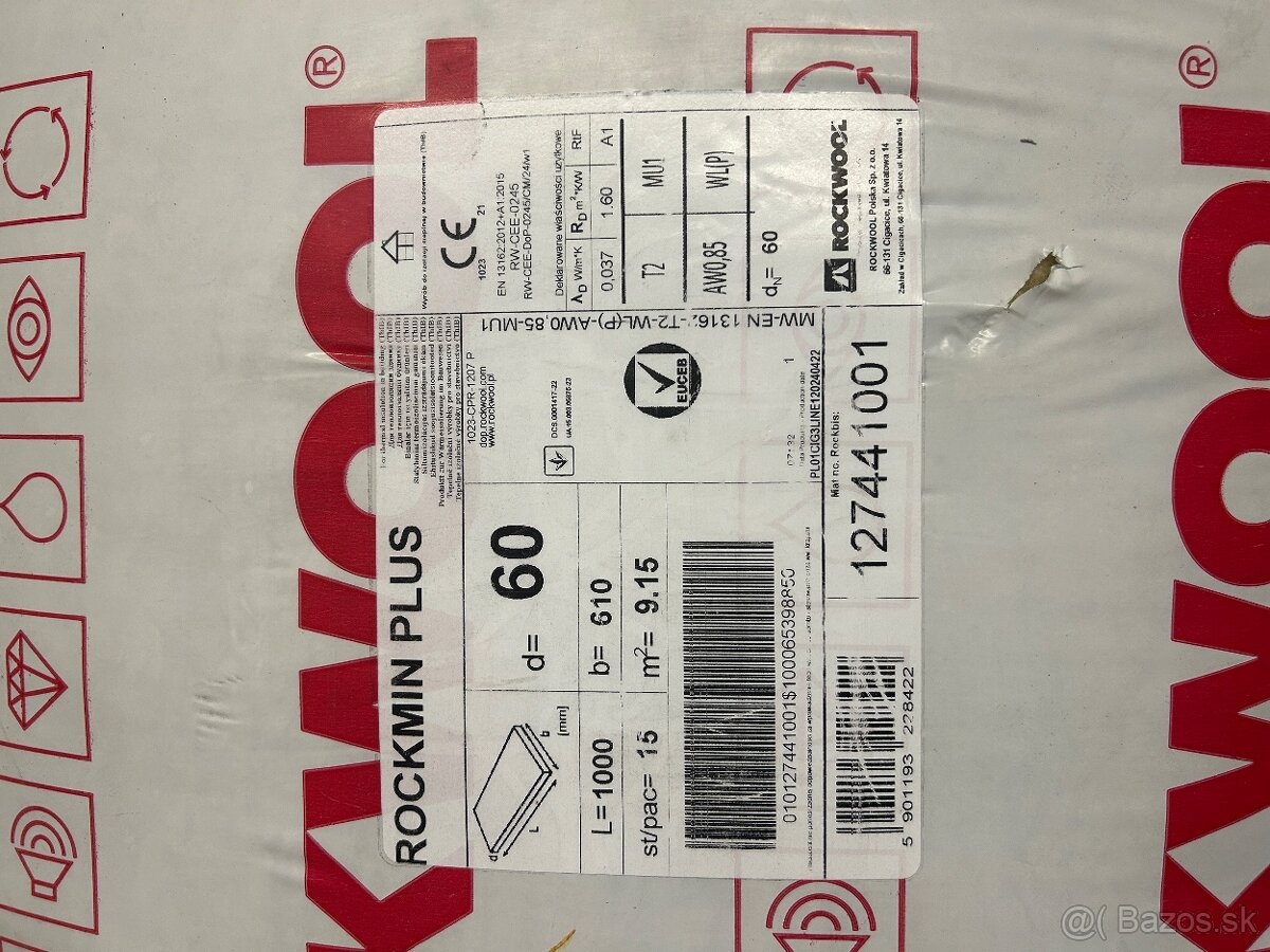 Rockwool rockmin plus 60 - 2