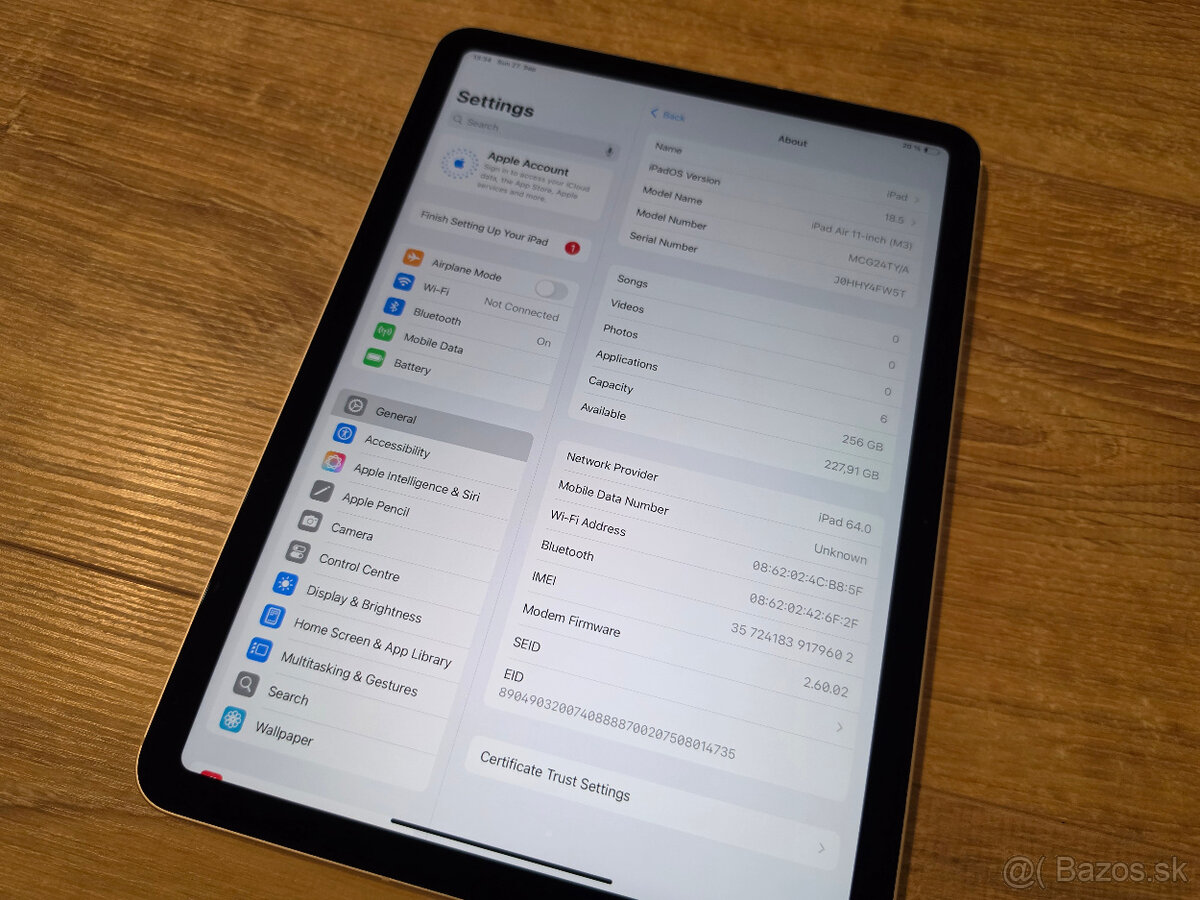 Apple iPad Air 11 m3 256gb cellular - 2