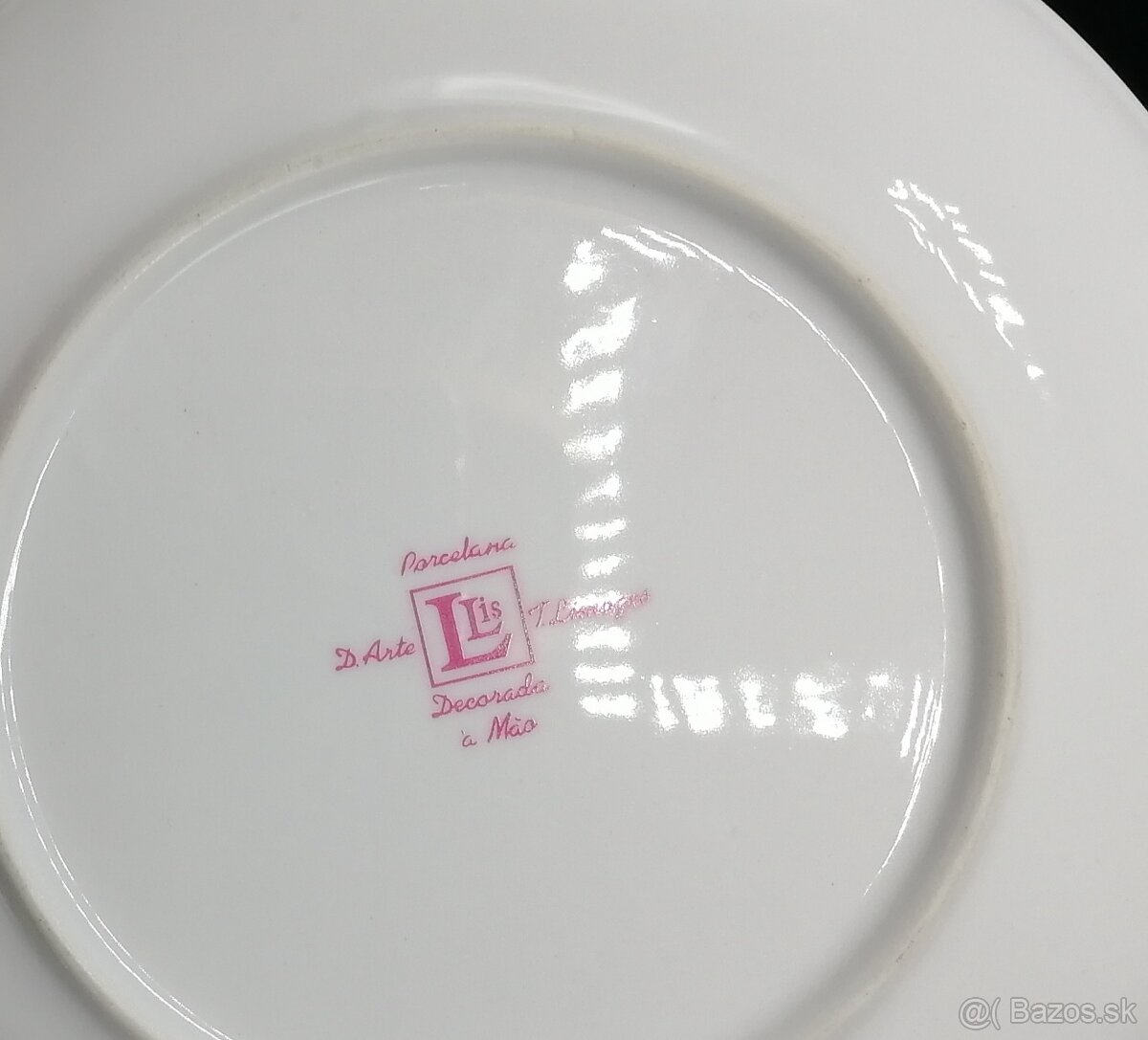 Llis D. Art, tanier s kvetmi, porcelán - 2