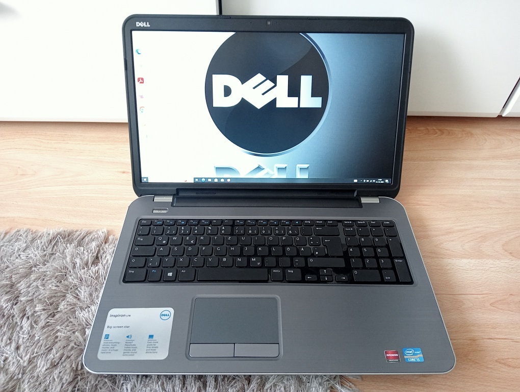 veľký 17" ntb DELL / Intel core i5 / 8gb ram / 500gb ssd - 2