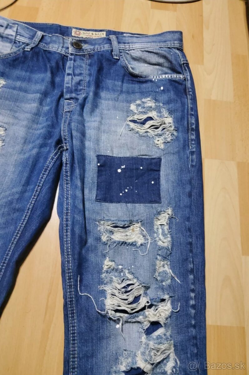 Panske rifle/džínsy Cipo & Baxx W34 L34 - 2