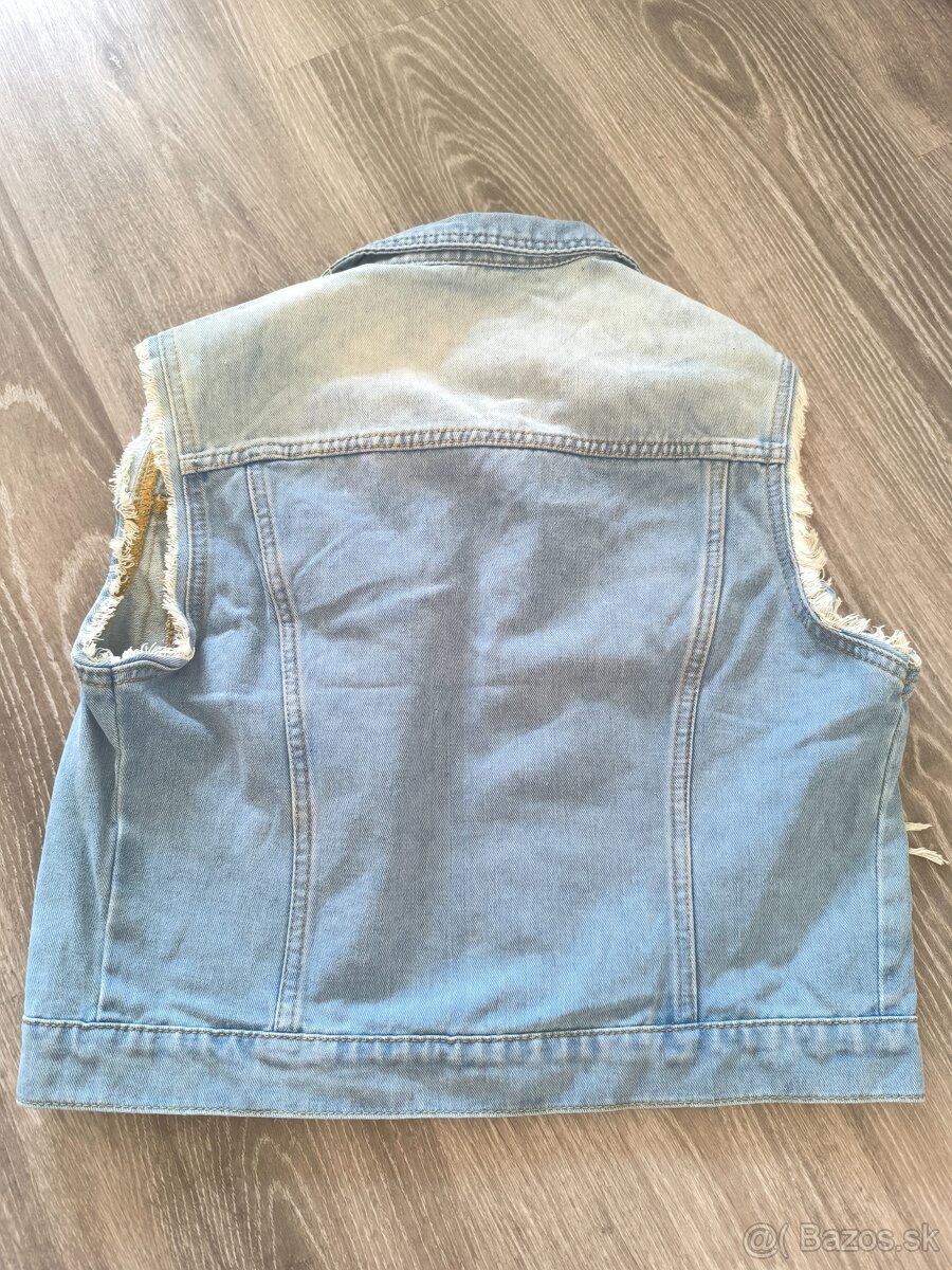 Dámska riflová vesta - 2