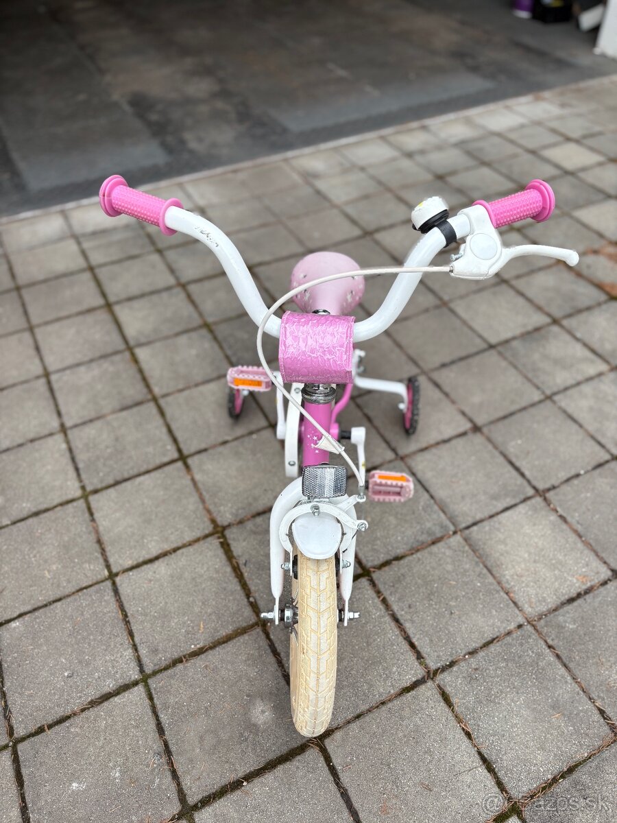 Detský ružový bicykel - 2