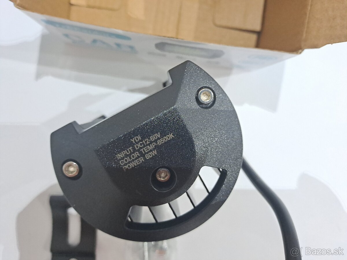 LED Pracovné svetlo 60W Diaľkove + držiaky - 2