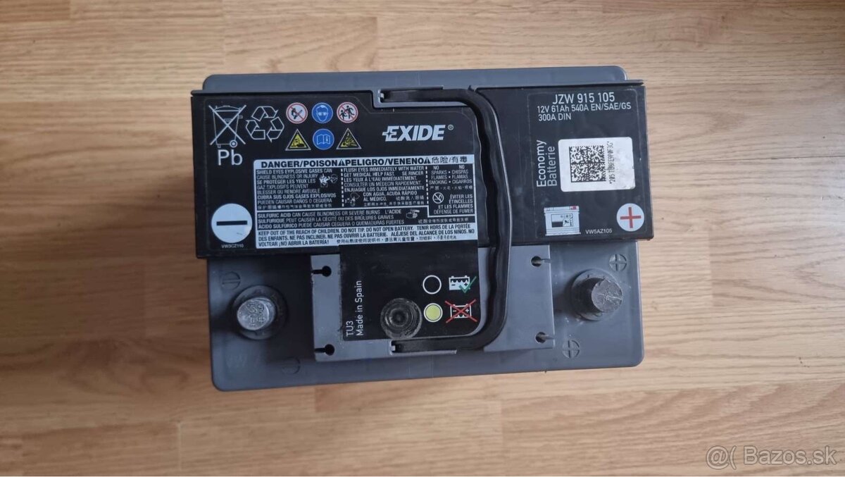 Autobatéria exide - 2