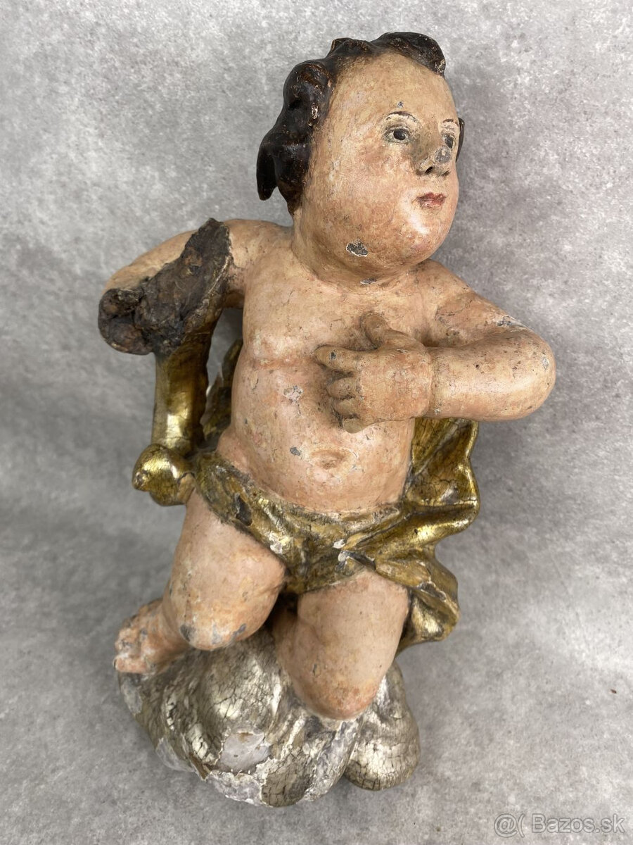 socha barokového anjela 40cm - 2