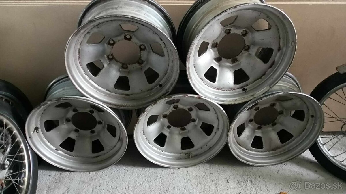 Plechové disky Toyota 6x139,7 R15 7J