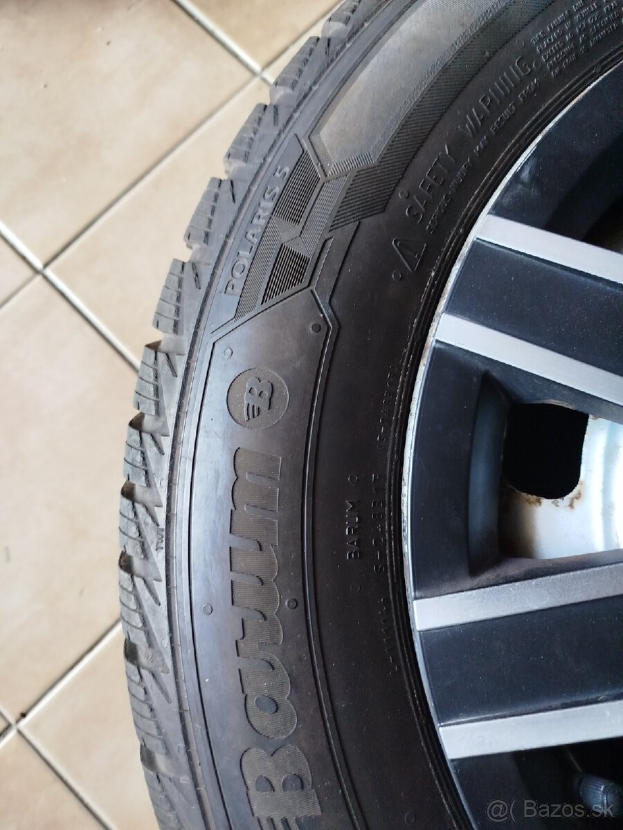 Zimné pneumatiky na diskoch 185/65R15, Peugeot Citroen. - 2