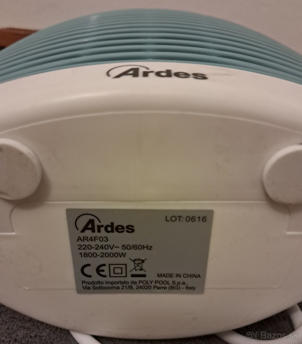 Teplovzdušný ventilátor - 2