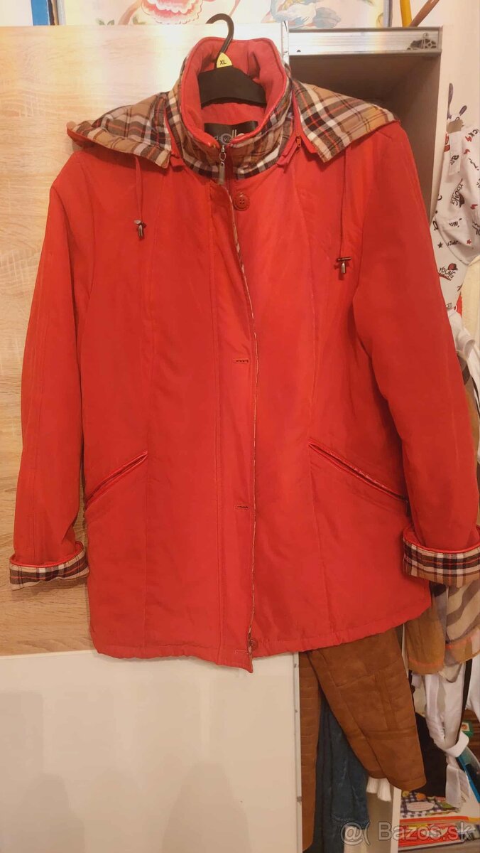 Dámska Červená zimná bunda - 2