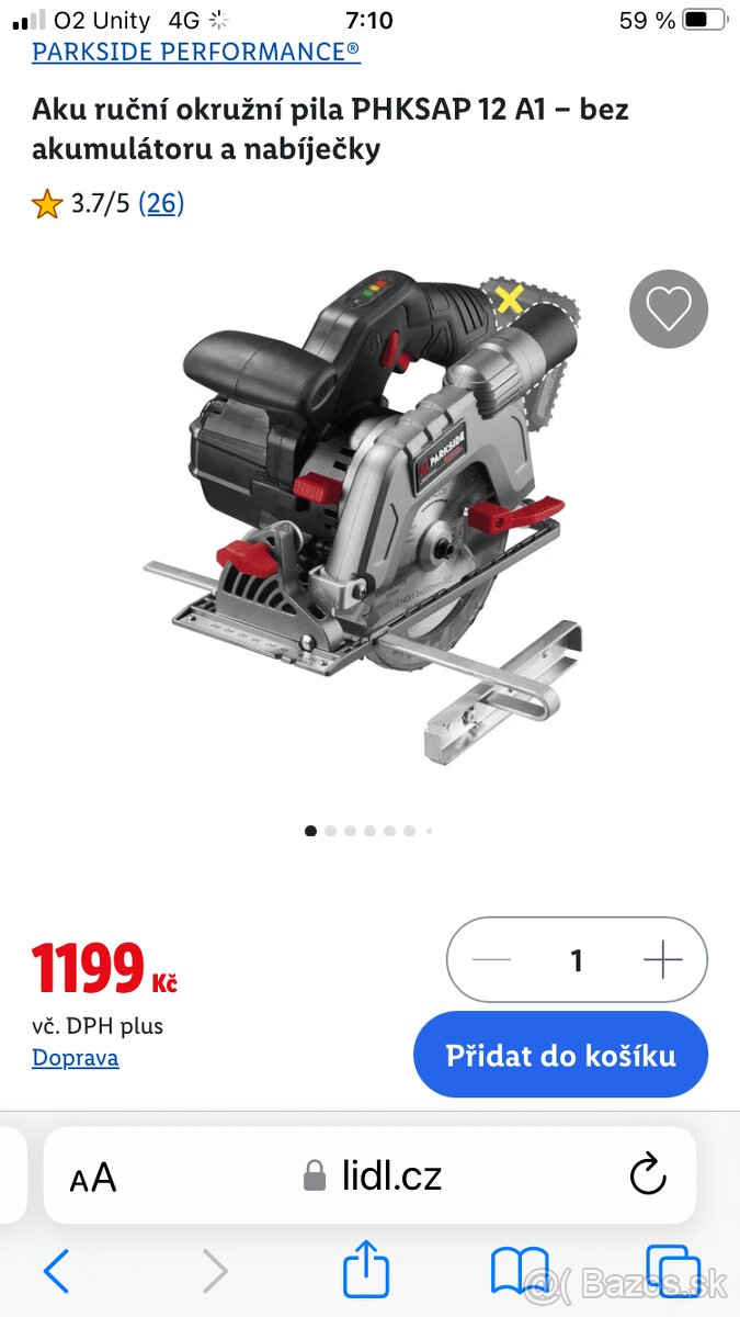 Parkside performance ponorna pila - 2