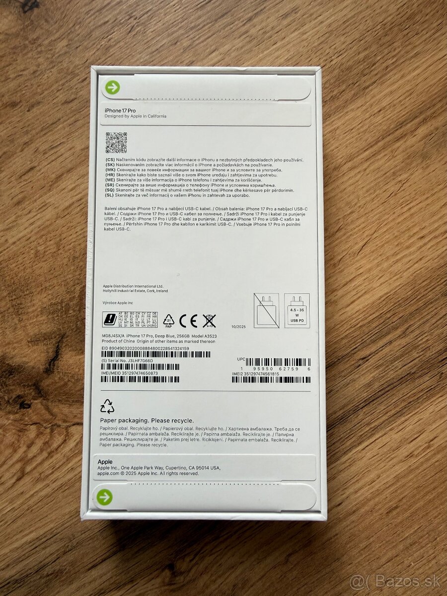 iPhone 17 Pro Deep Blue 256GB - 2