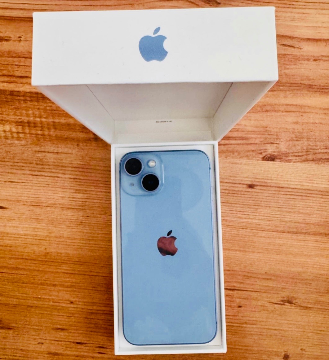 iPhone 14 Blue BATERIE 100% TOP - 2