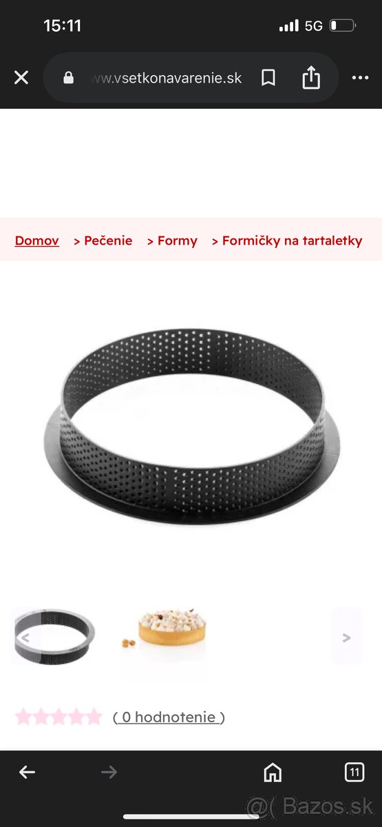 Perforované formy na tartaletky - 2