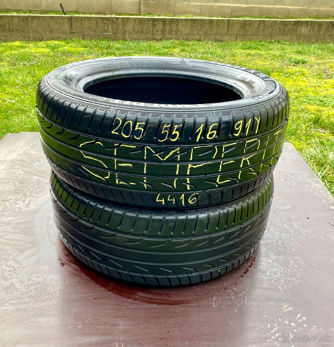 205/56 r16 letné BRIDGESTONE 92Y - 2