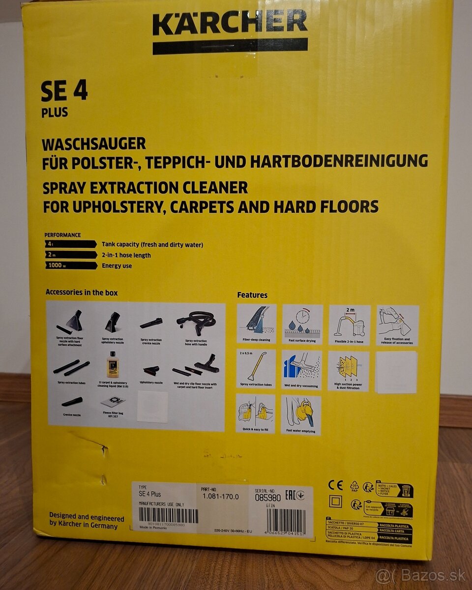 Vysávač Kärcher SE4 Plus - 2