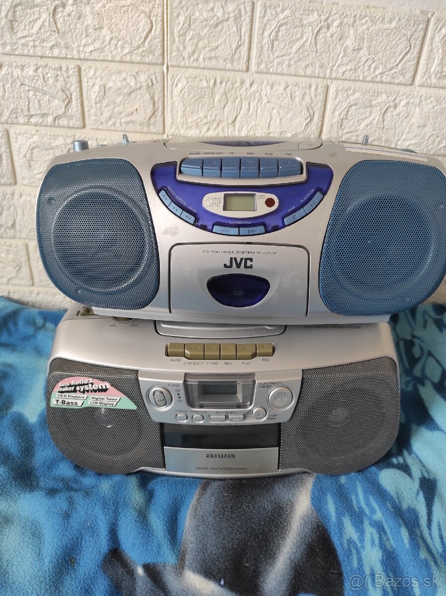 CD radiomagnetofony,JVC a Aiwa - 2