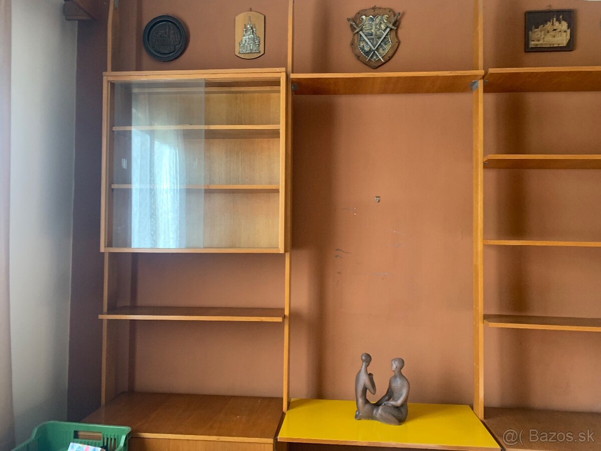 Obývacia stena +kniznica - 2