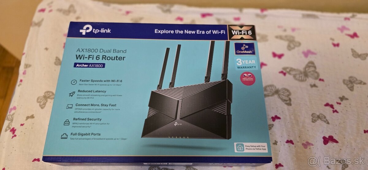 Predám Wi-Fi Router TP-Link Archer AX1800 - 2