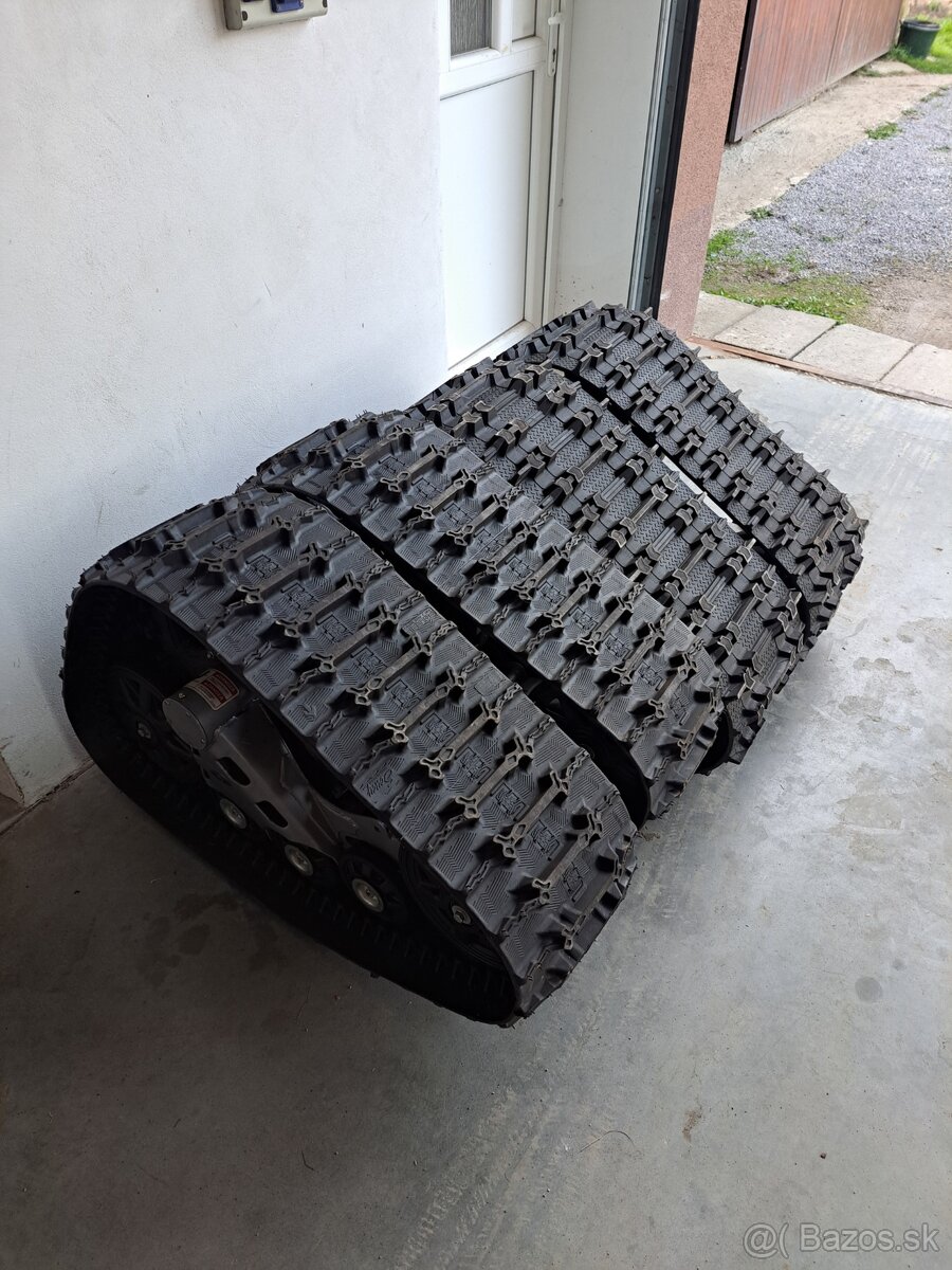 Snežné pásy Polaris na štvorkolku