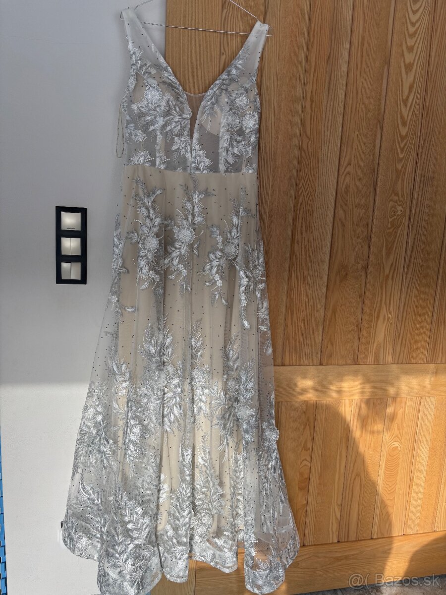 Spoločenské / svadobné šaty 42 - 2