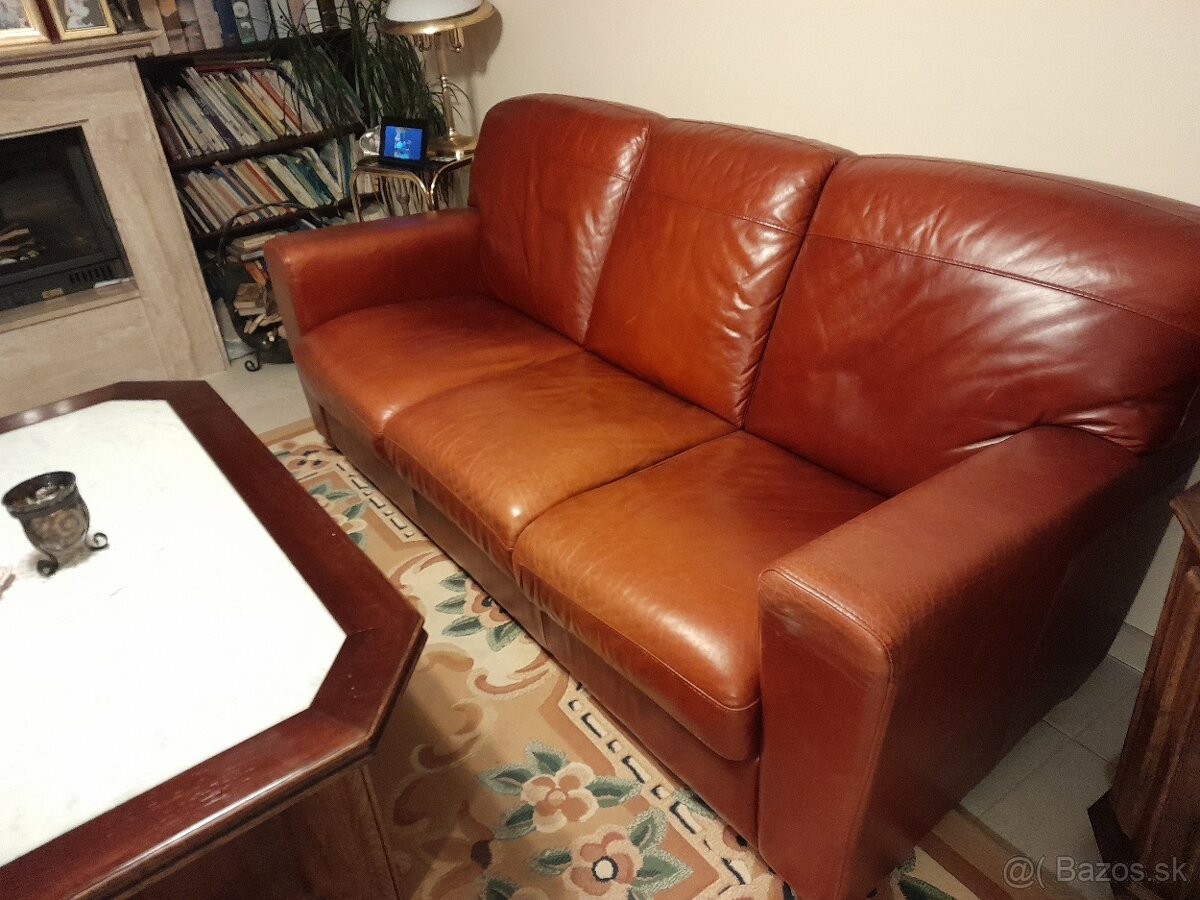 kožená sedačka - 2