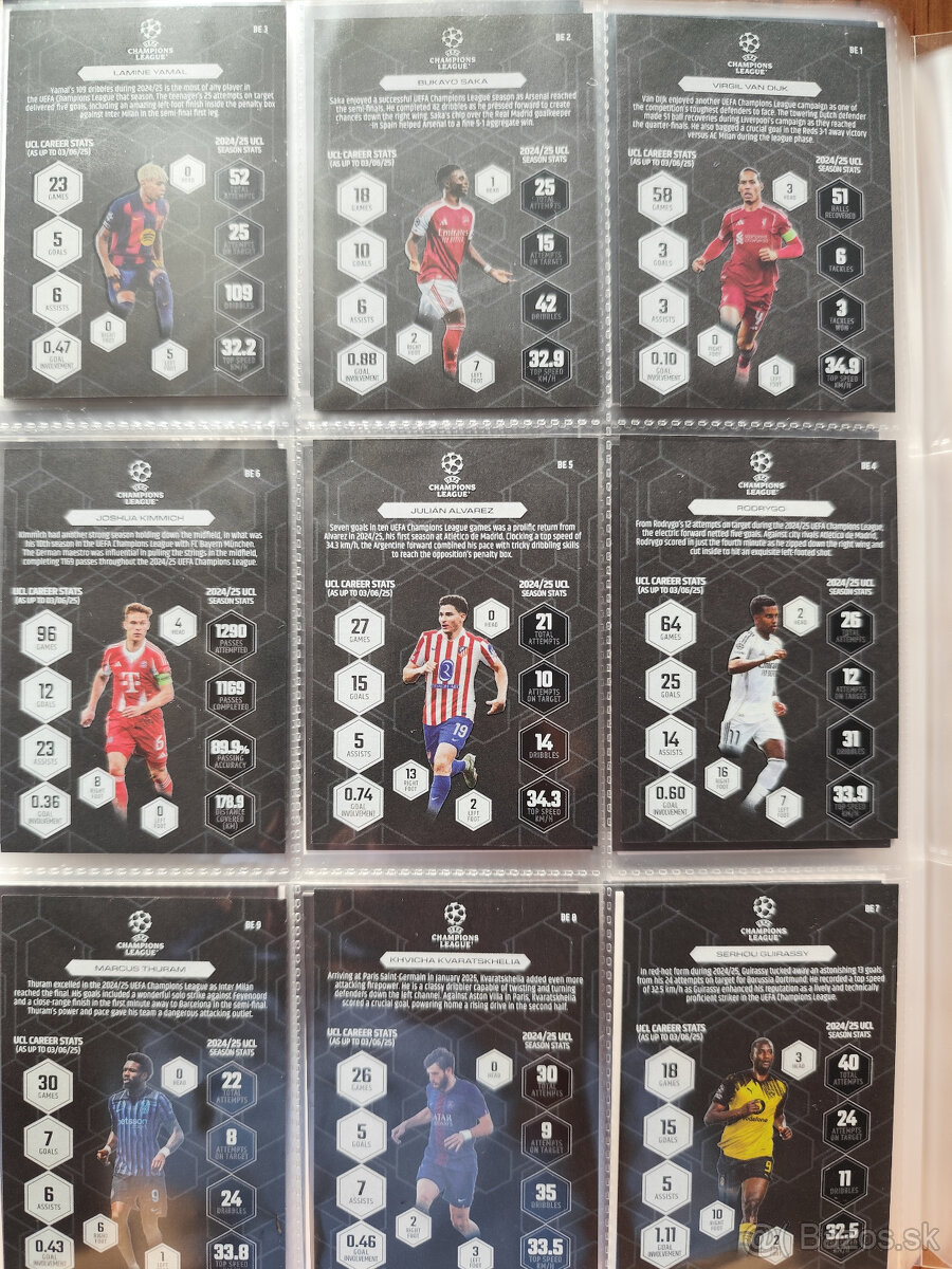 Futbalové kartičky Match Attax 2025/26 Black Edge - 2